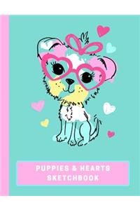 Puppies & Hearts Sketchbook