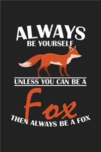 Always Be Yourself Unless You Can Be a Fox Then Always Be a Fox