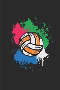 Volleyball Color Splash