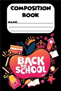 Composition Book Back To School