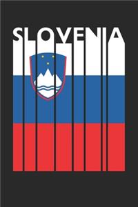 Retro Slovenia Planner - Slovenian Flag Diary - Vintage Slovenia Notebook - Slovenia Travel Journal