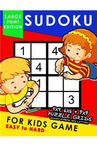Sudoku for Kids Game Large Print Edition