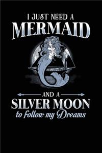 I Just Need a Mermaid And A Silver Moon to Follow My Dreams