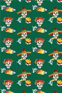 Day Of The Dead Pattern Sugar Skull Santa Muerte 02