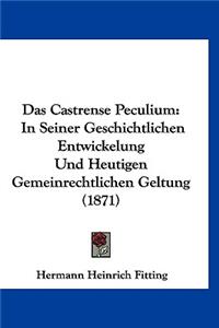 Das Castrense Peculium