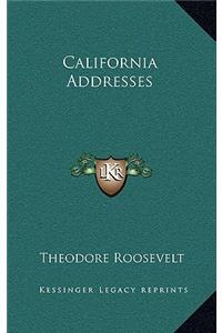 California Addresses