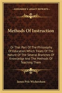 Methods of Instruction