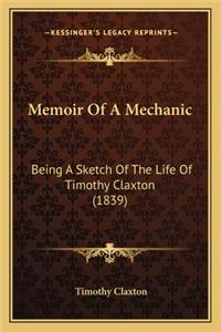 Memoir Of A Mechanic