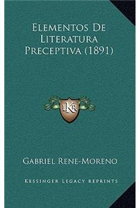 Elementos De Literatura Preceptiva (1891)