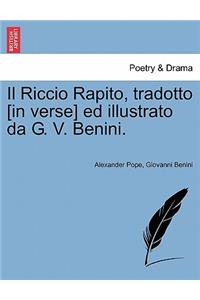 Il Riccio Rapito, Tradotto [In Verse] Ed Illustrato Da G. V. Benini.