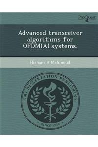 Advanced Transceiver Algorithms for Ofdm(a) Systems
