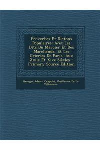Proverbes Et Dictons Populaires
