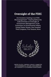 Oversight of the FDIC