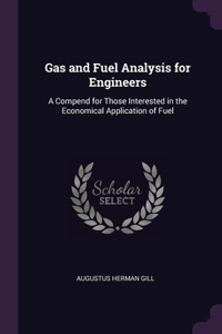Gas and Fuel Analysis for Engineers