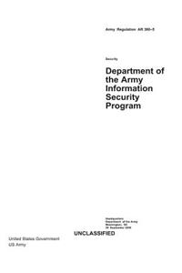 Army Regulation AR 380-5 Department of the Army Information Security Program