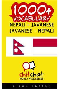 1000+ Nepali - Javanese Javanese - Nepali Vocabulary