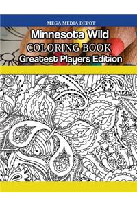 Minnesota Wild Coloring Book Greatest Players Edition