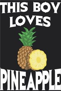 This Boy Loves Pineapple Notebook