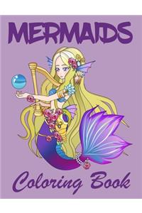 Mermaids Coloring Book