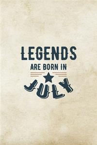 Legends Are Born In July