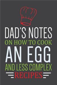 The Chef Dad Notes Journal
