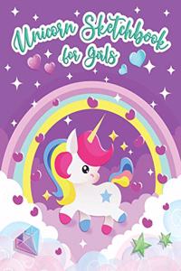 Unicorn Sketchbook for Girls