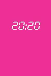 20: 20: Tagesplaner 2020 A5 Pink Rosa Rose