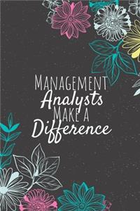 Management Analysts Make A Difference