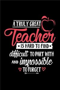 A Truly Great Teacher is Hard to Find