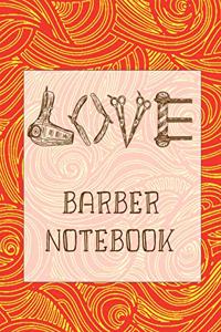 Love Barber Notebook