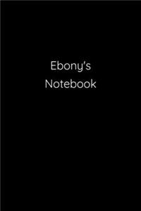 Ebony's Notebook