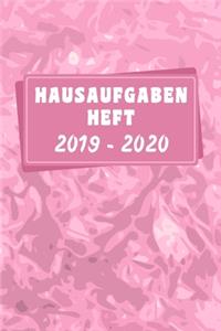 Hausaufgabenheft 2019 2020