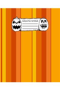 Halloween Abstract Pattern Volume 7 College Ruled Journal