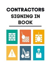 Contractors Signing In Book