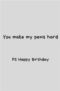 You make my penis hard - Notebook