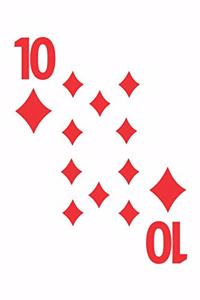 Ten Of Diamonds Notebook