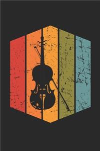 Violin Notebook - Vintage Violin Journal - Violinist Diary