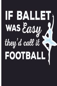 If Ballet Was Easy They'd Call It Football