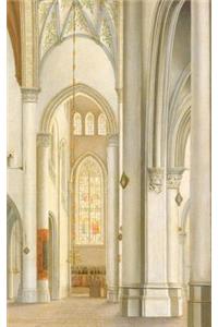The Interior of Saint Bavo, Haarlem - Lined Notebook