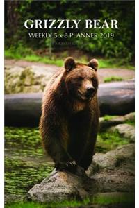 Grizzly Bear Weekly 5 X 8 Planner 2019