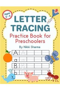 Letter Tracing Practice Book for Preschoolers