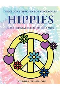 Libro de pintar para niños de 4-5 años (Hippies)