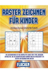 Zeichnen lernen Schritt für Schritt (Raster zeichnen für Kinder - Flächen)