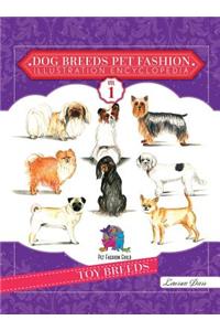 Dog Breeds Pet Fashion Illustration Encyclopedia