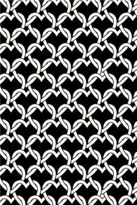 Journal Notebook Chained Hearts Pattern 1