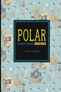 Polar Graph Paper Notebook