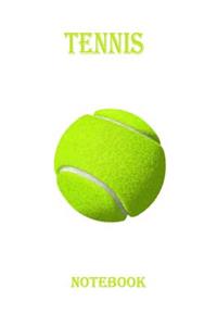 Tennis Notebook (6 x 9 inches, 50 sheets)