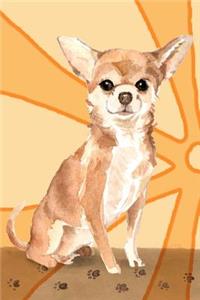 Journal Notebook For Dog Lovers, Chihuahua Sitting Pretty 10: 162 Lined and Numbered Pages With Index For Journaling, Writing, Planning and Doodling, For Women, Men, Kids, Easy To Carry Size.