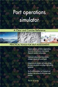 Port operations simulator