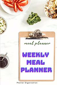 Weekly Meal Planner - Daily Food Diary